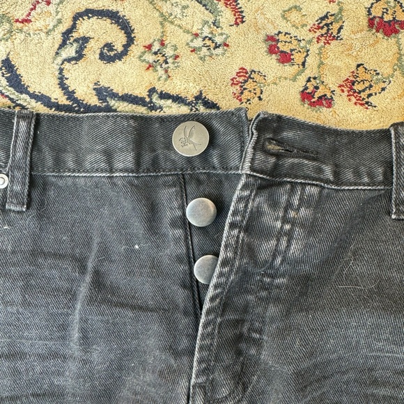 One Teaspoon Distressed Black Shorts - Picture 3 of 5